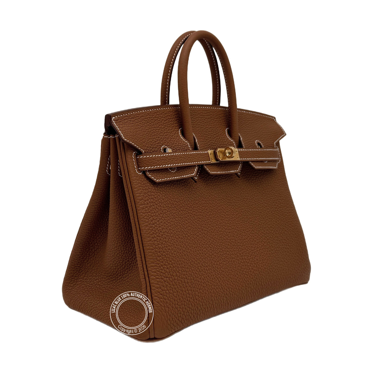 Hermès Birkin 25 Gold Togo Gold Hardware — view 3