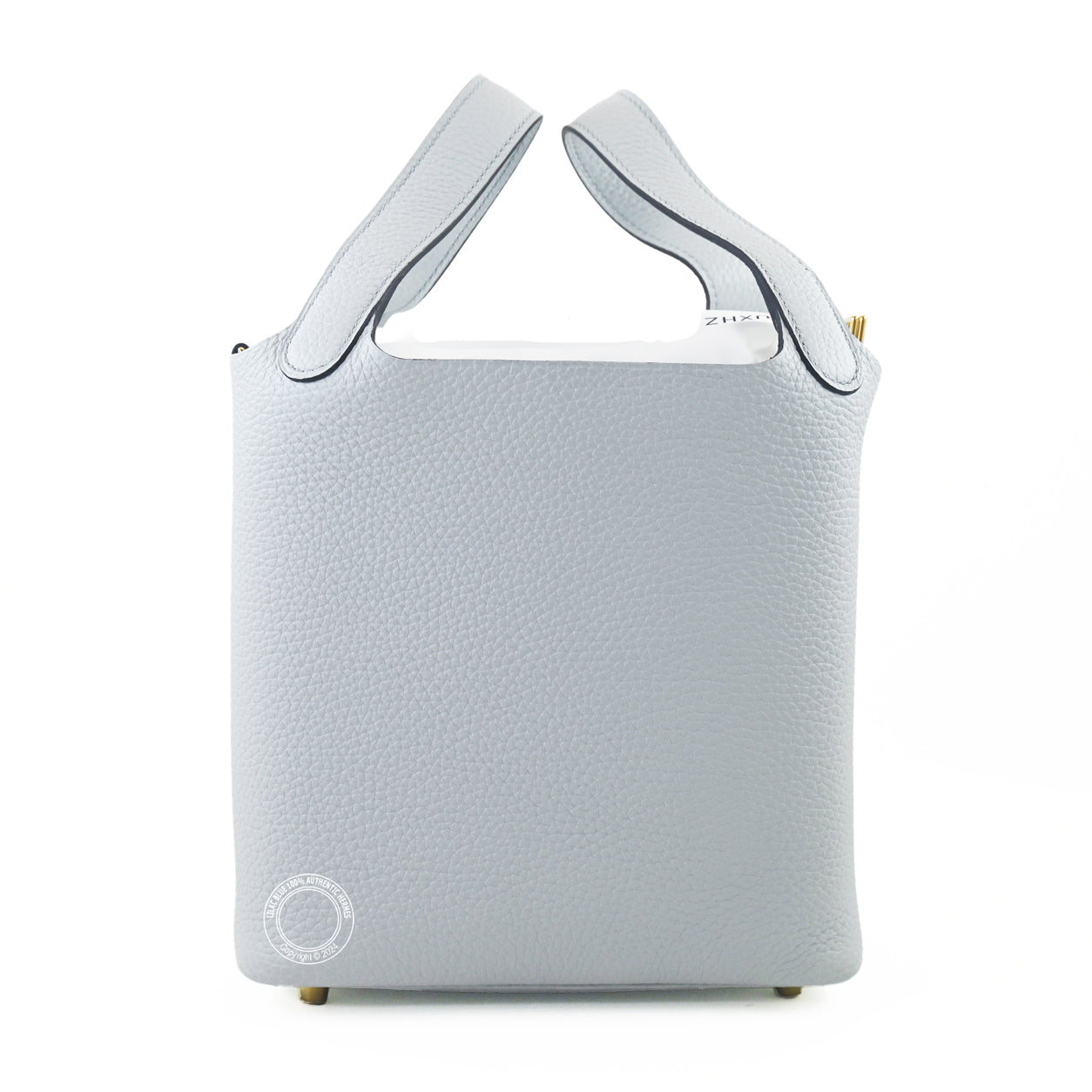 Hermès Picotin 18cm Bleu Pale Clemence GHW