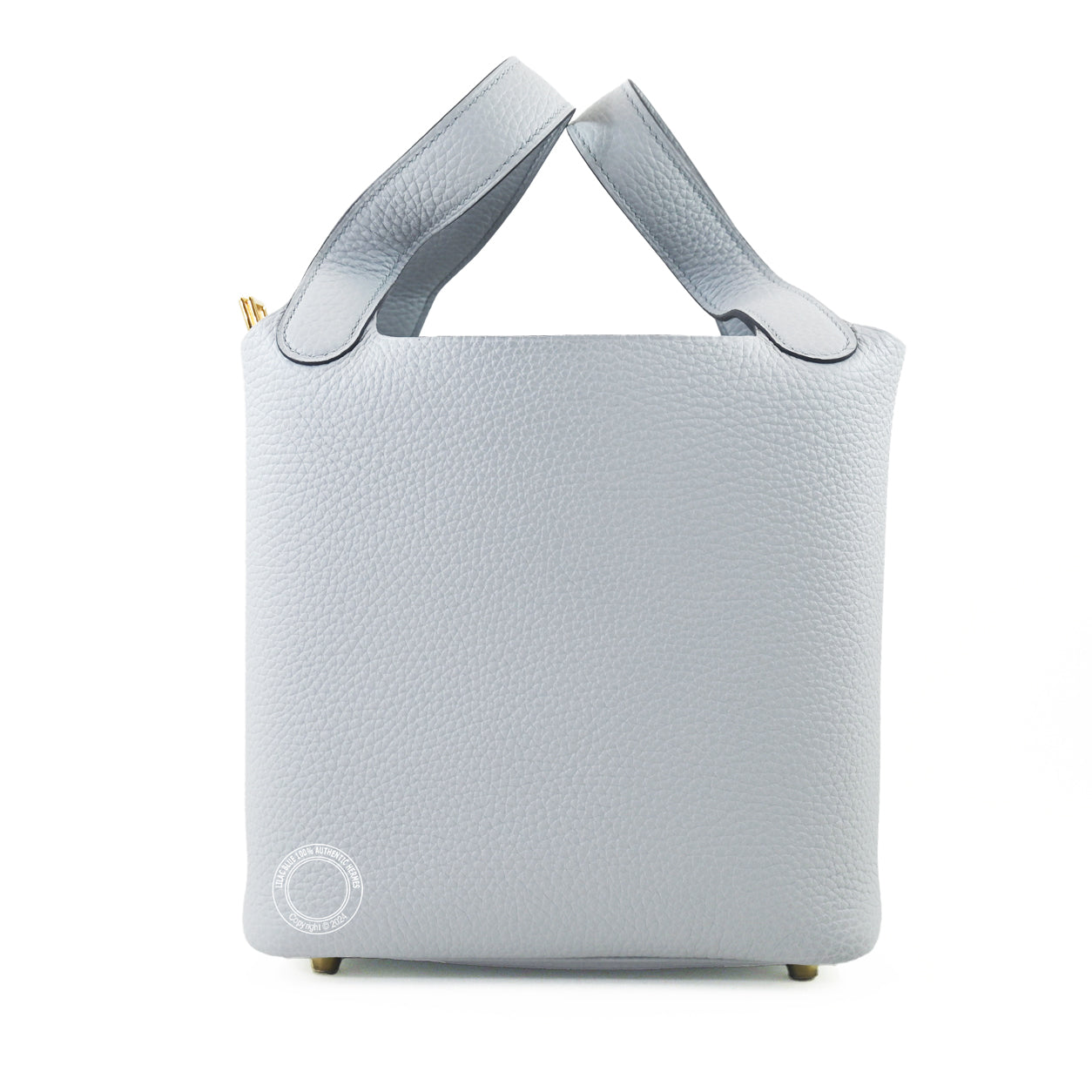 Hermès Picotin 18cm Bleu Pale Clemence GHW