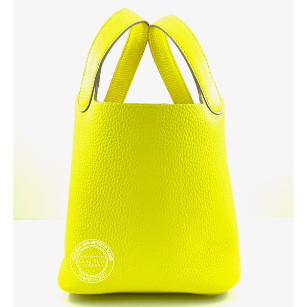 Hermès Picotin 18cm Lime Clemence PHW