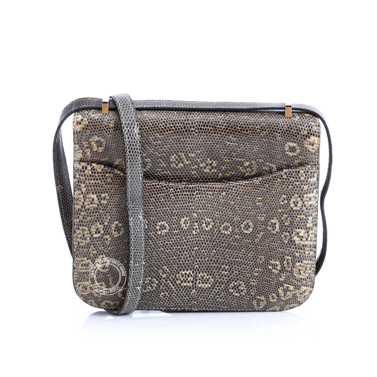 Hermes Constance 18cm Ombre Lizard PHW - Preloved