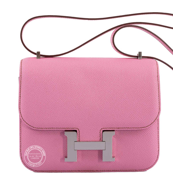 Hermès Constance 18cm Bubblegum Pink Epsom PHW
