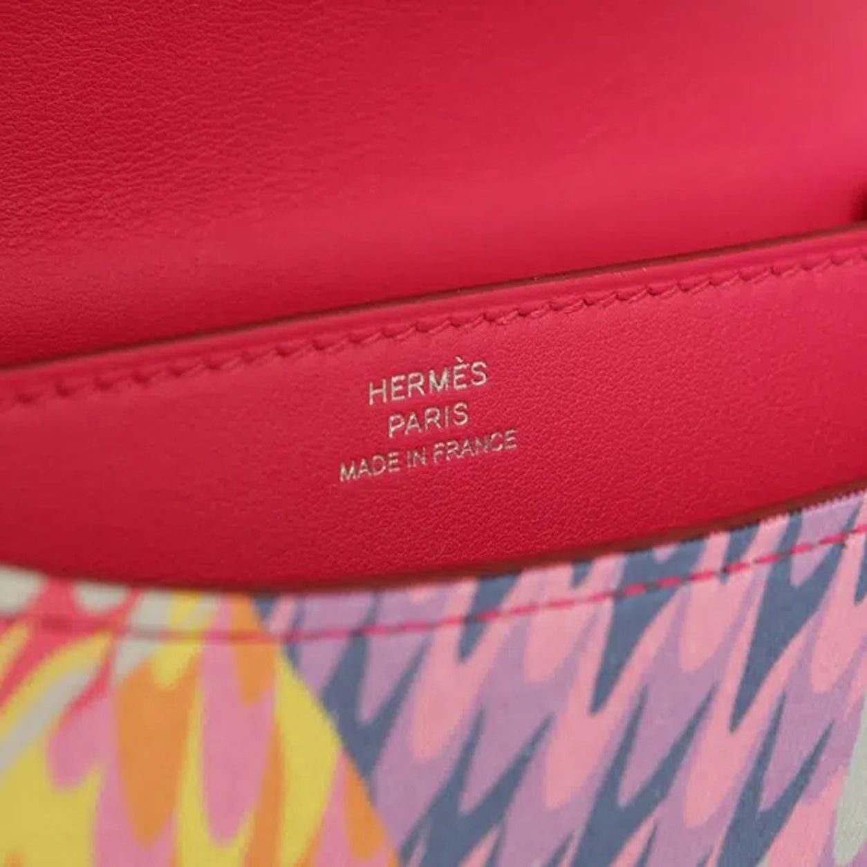 Hermès Constance 18cm Marble Silk PHW