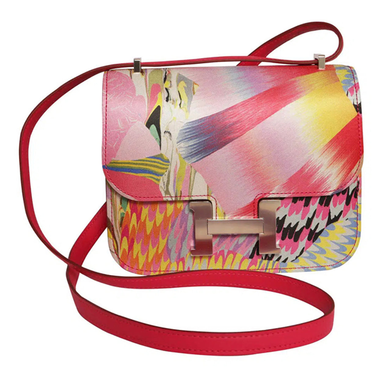 Hermès Constance 18cm Marble Silk PHW