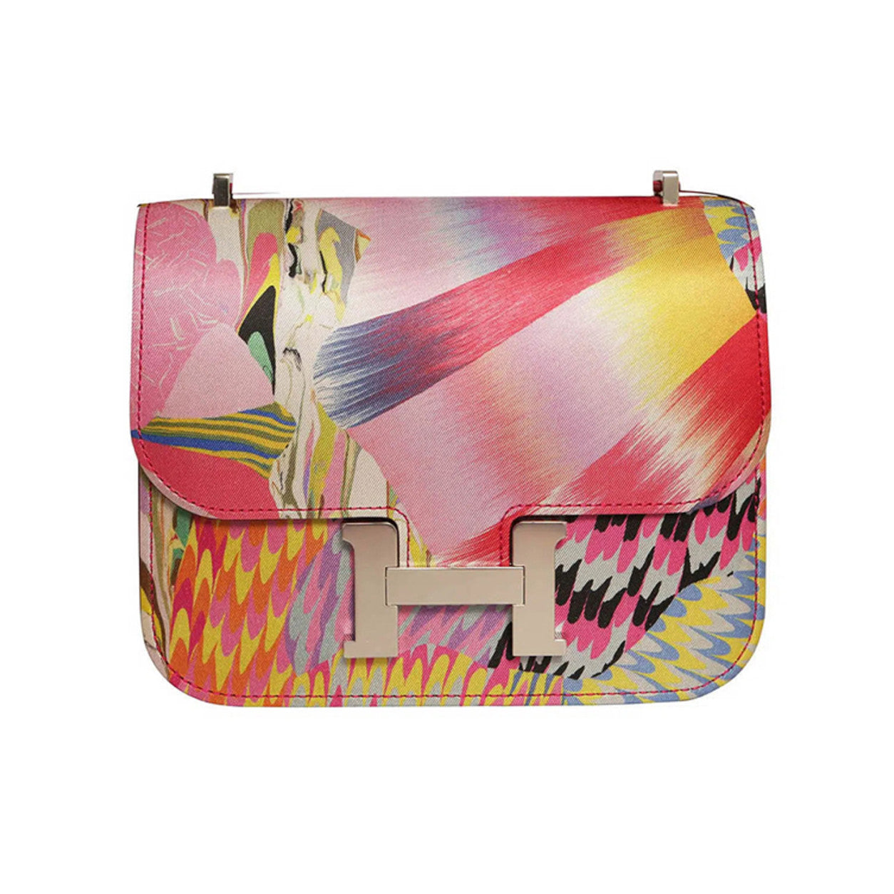 Hermès Constance 18cm Marble Silk PHW