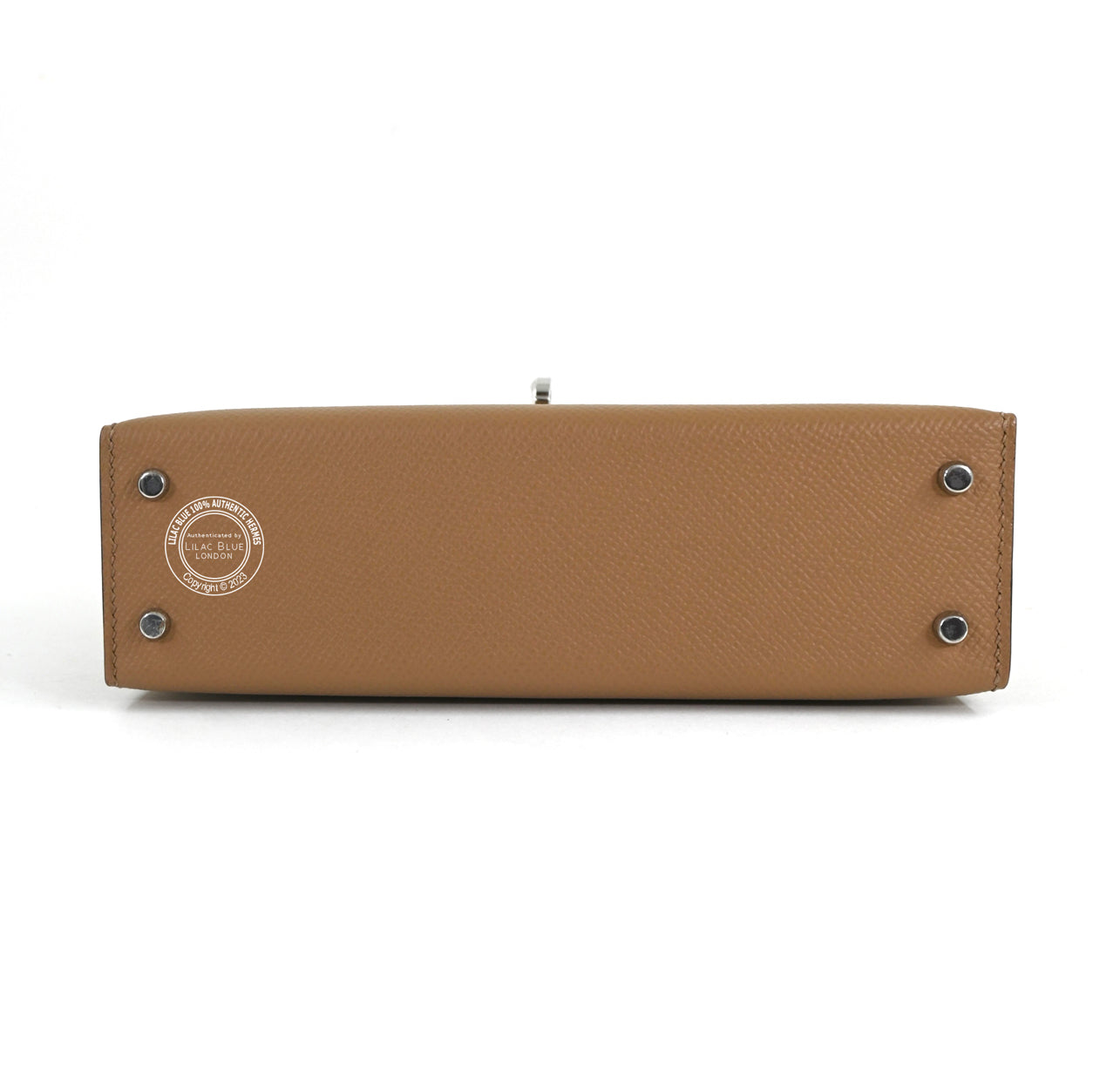 Hermès Kelly 20cm Chai/Mauve Sylvestre/Lime Epsom PHW