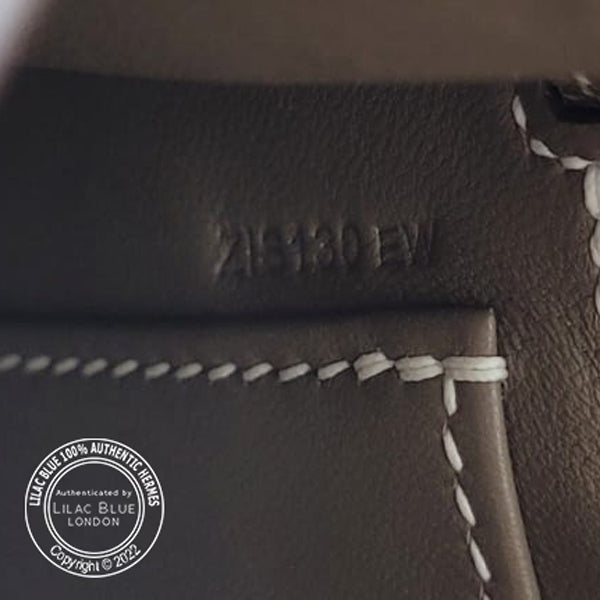 Hermès Kelly 20cm Etoupe Epsom PHW - As New