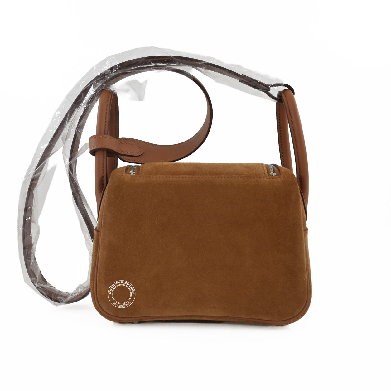 Hermès Lindy 20cm Gold Grizzly/Swift PHW