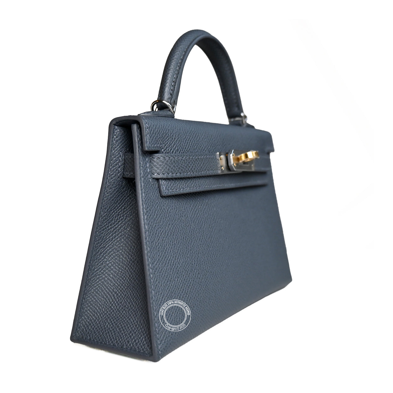 Hermès Kelly 20cm Ardoise Epsom EHW