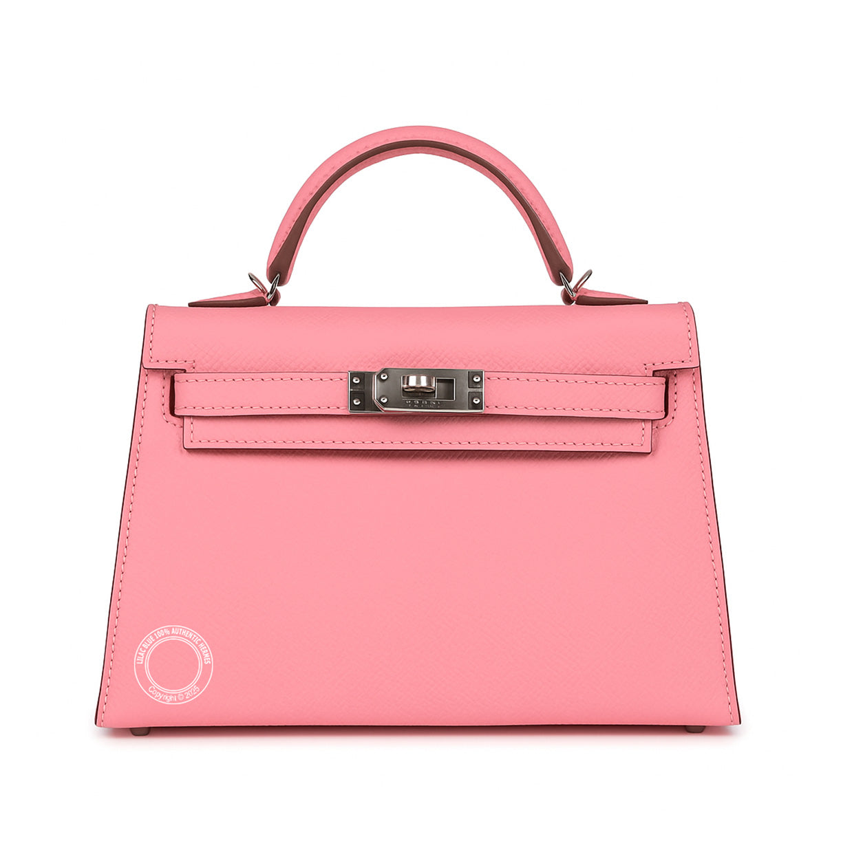 Hermes Kelly 20cm Rose Confetti Epsom PHW