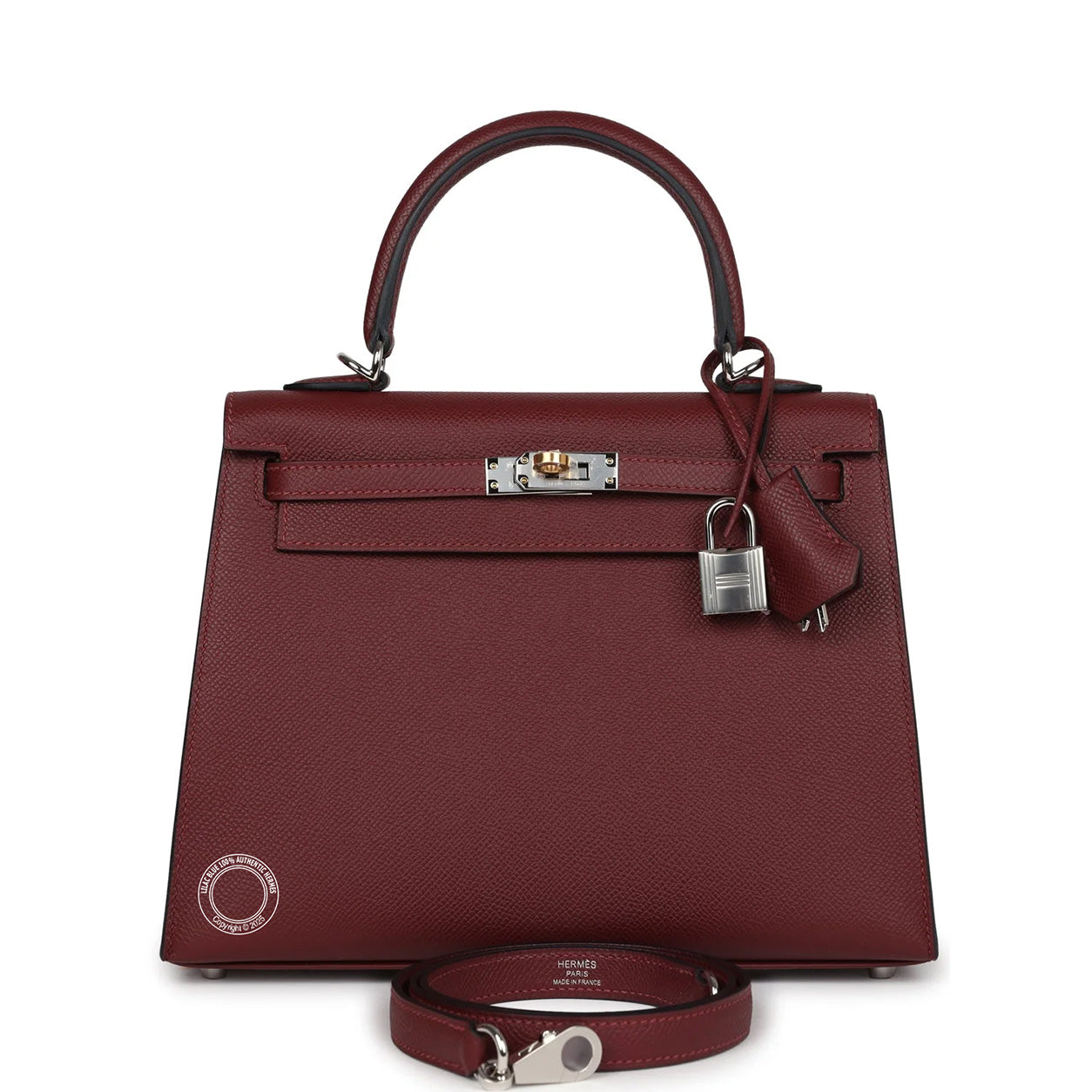 Hermès Kelly 25cm Rouge H Epsom EHW