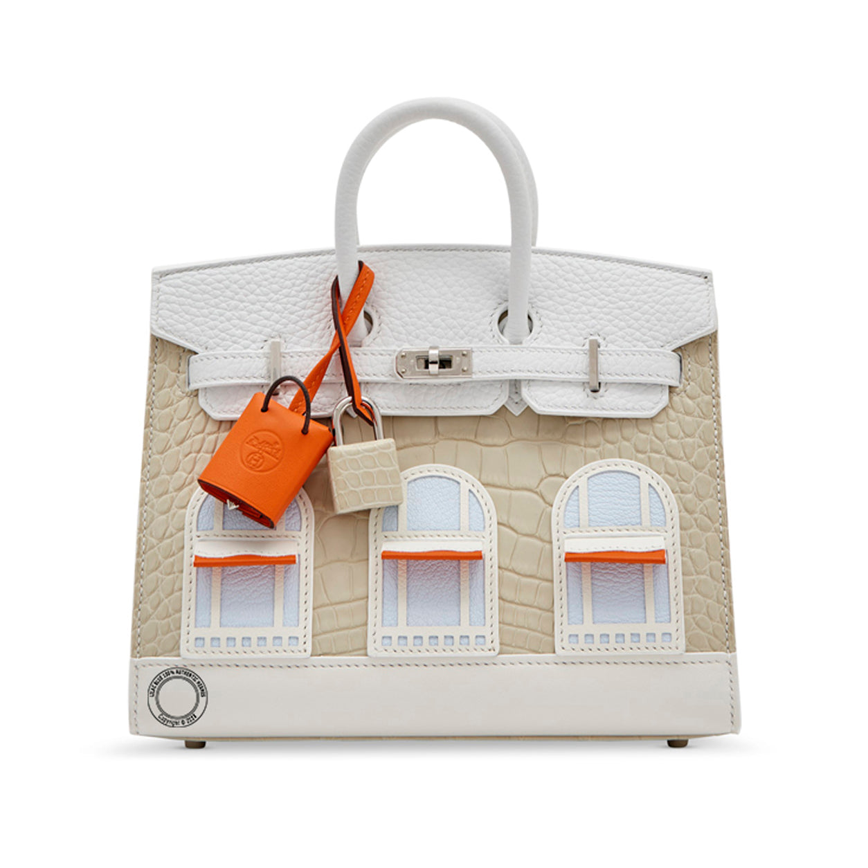 Hermès Birkin 20cm Faubourg "Snow"