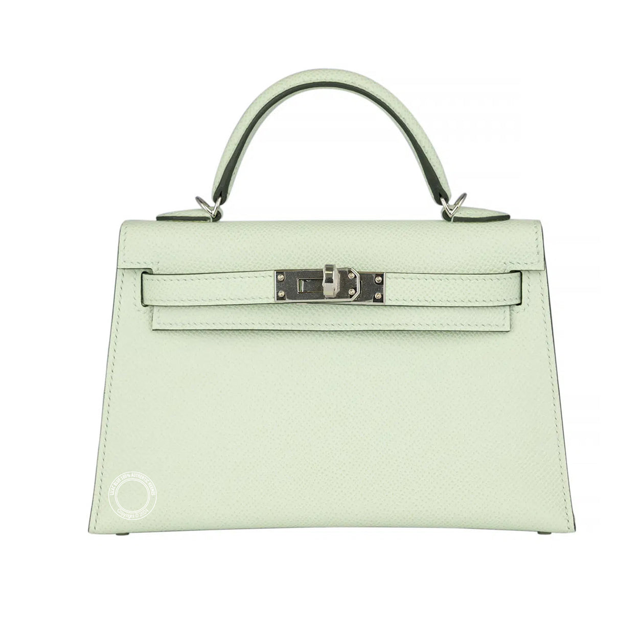 Hermès Kelly 20cm Vert Fizz Epsom PHW