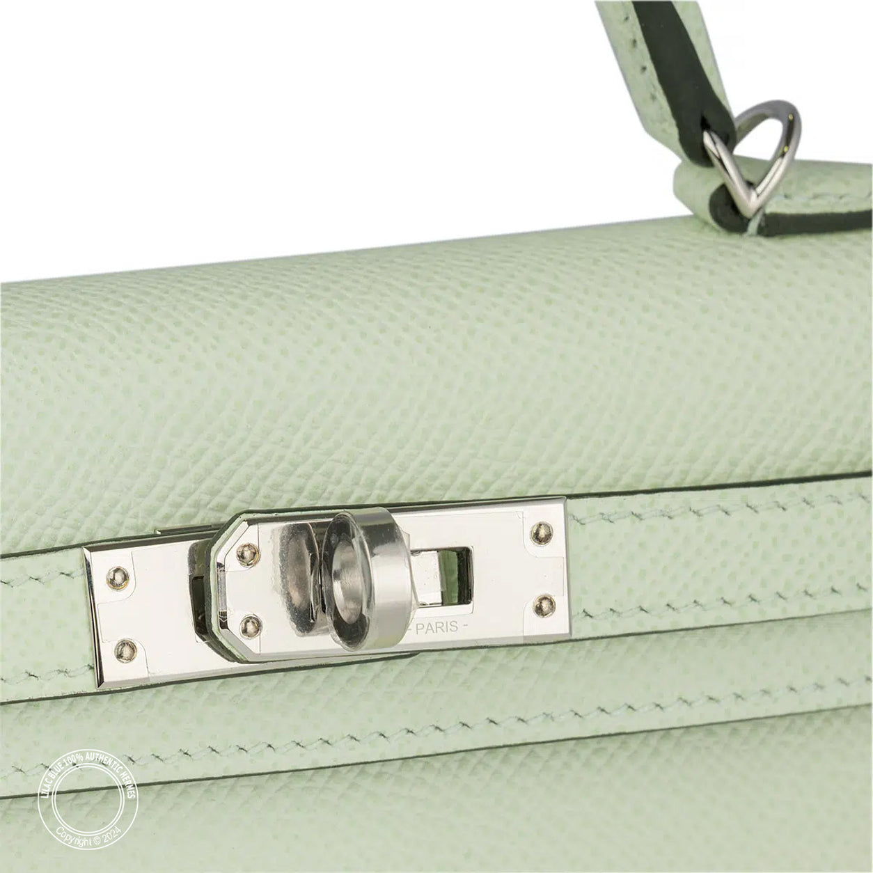 Hermès Kelly 20cm Vert Fizz Epsom PHW