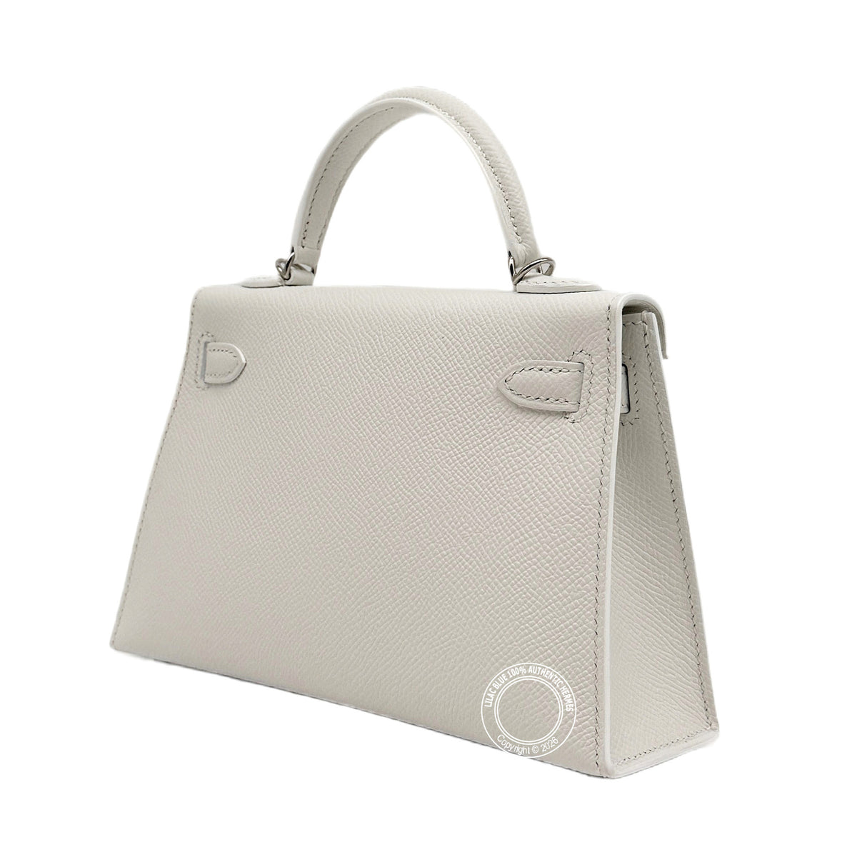 Hermès Kelly 20cm New White Epsom PHW