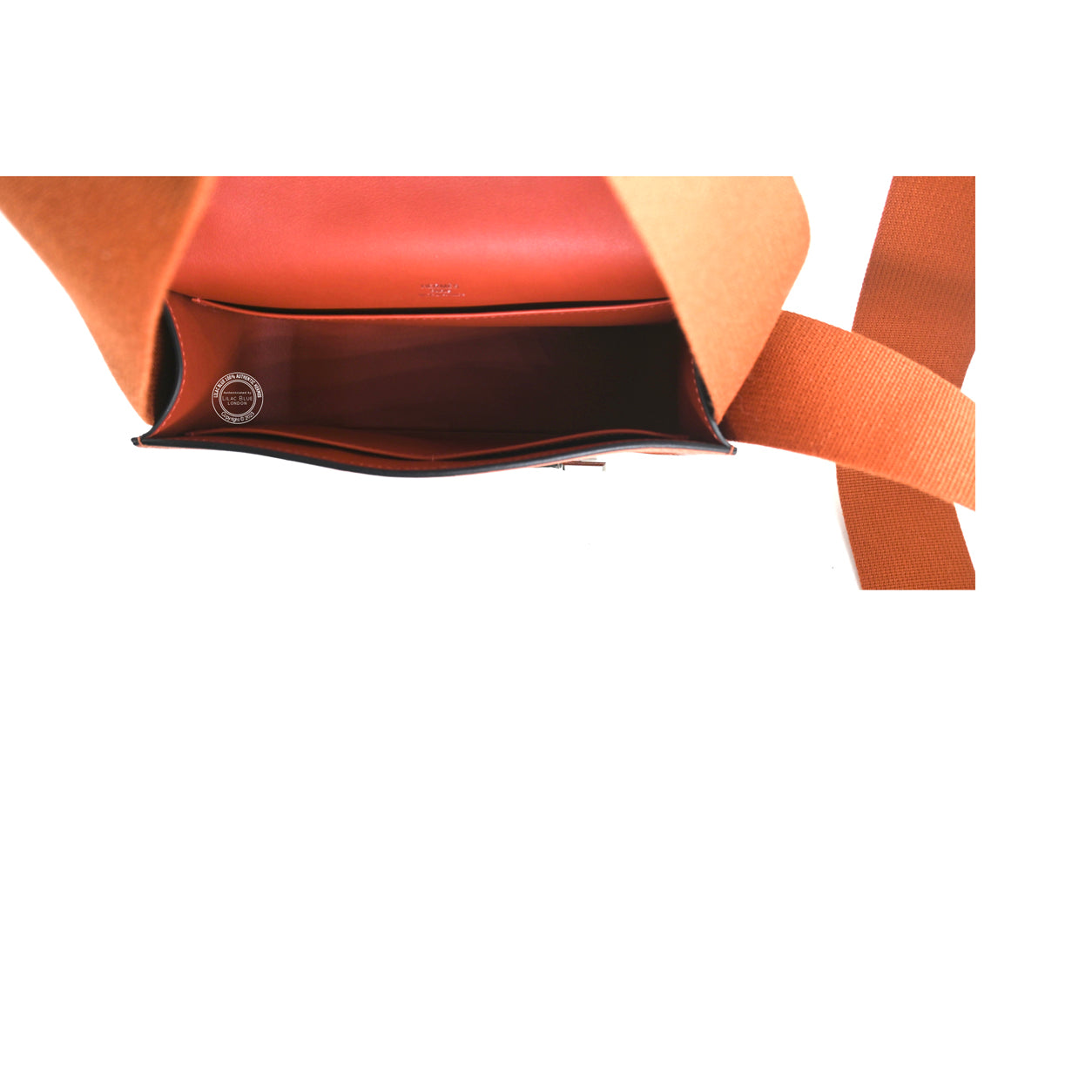 Hermès Geta 21cm Cuivre/Rose Texas Chevre PHW