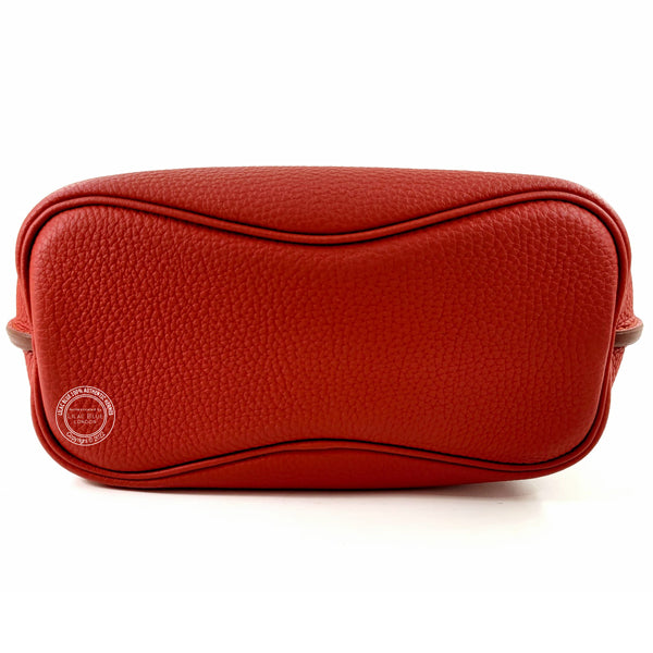 Hermès So Kelly 22cm Rouge Casaque Clemence GHW - Preloved