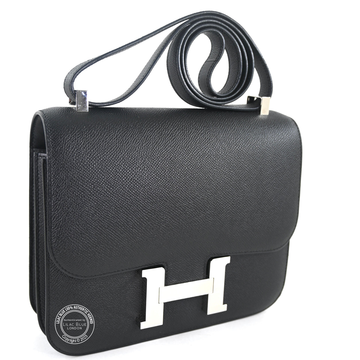 Hermès Constance 24cm Black Epsom PHW