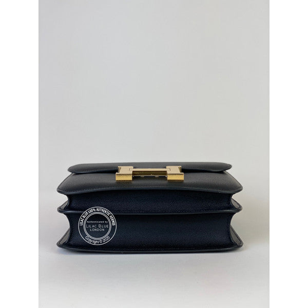 Hermès Constance 24cm Black Monsieur GHW