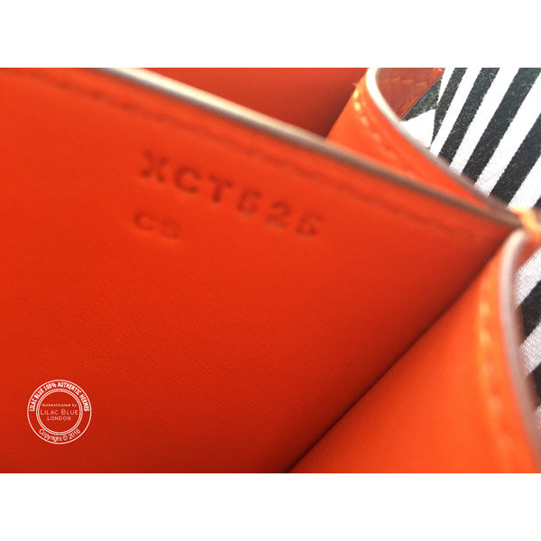 Hermès Constance 24cm Feu Epsom PHW