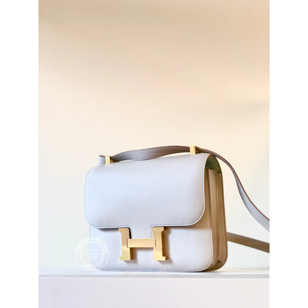 Hermès Constance 24cm Gris Perle Evercolor GHW