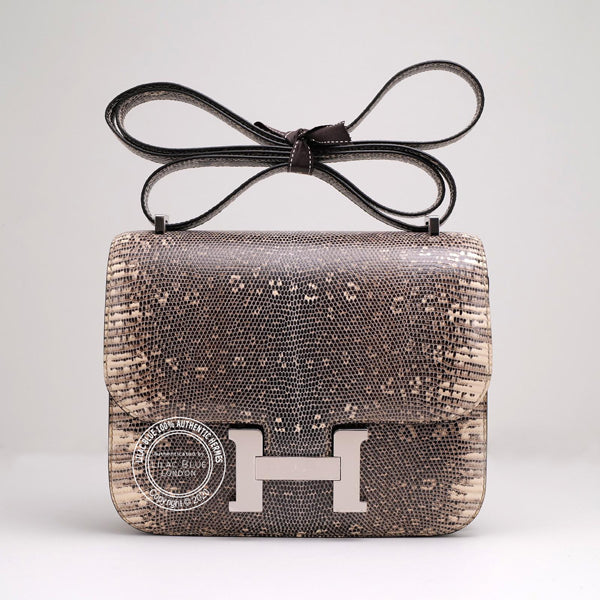 Hermès Constance 24cm Ombre Lizard PHW