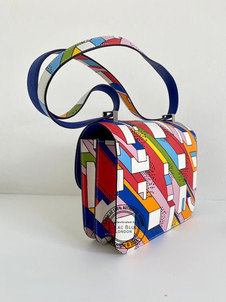 Hermès Constance 24cm "On A Summer Day" Swift PHW