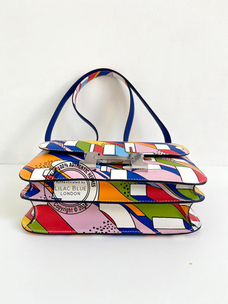 Hermès Constance 24cm "On A Summer Day" Swift PHW