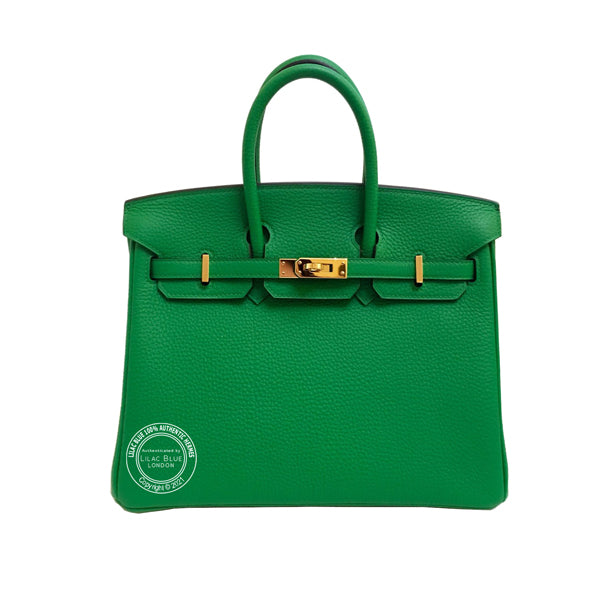 Hermès Birkin 25cm Bamboo Togo GHW