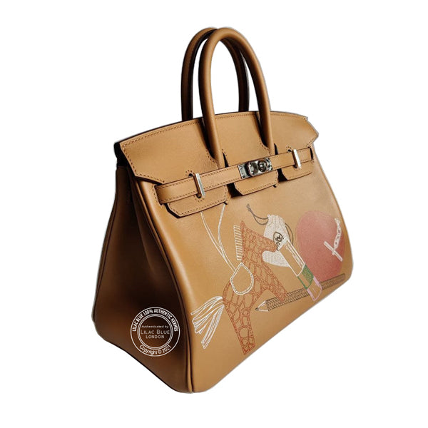 Hermès Birkin 25cm Biscuit In & Out Limited Edition Swift PHW