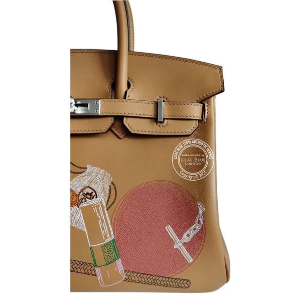 Hermès Birkin 25cm Biscuit In & Out Limited Edition Swift PHW