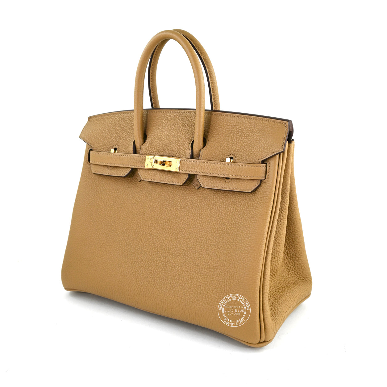 Hermès Birkin 25cm Biscuit Togo GHW