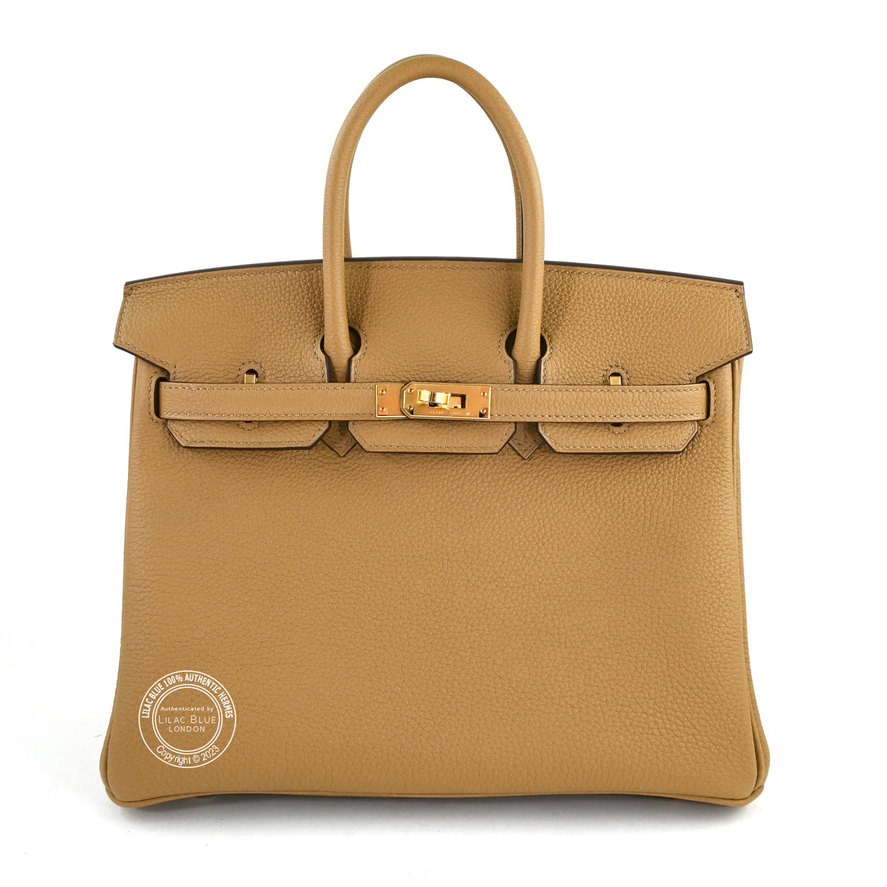 Hermès Birkin 25cm Biscuit Togo GHW