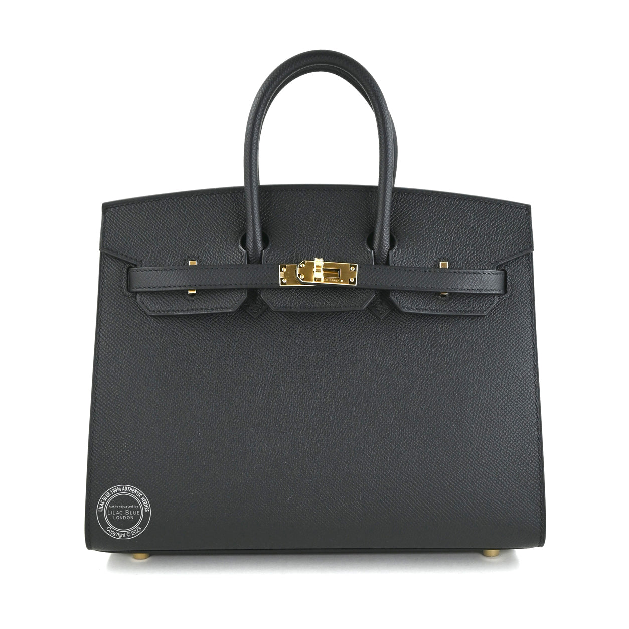 Hermès Birkin 25cm Black Epsom Sellier GHW