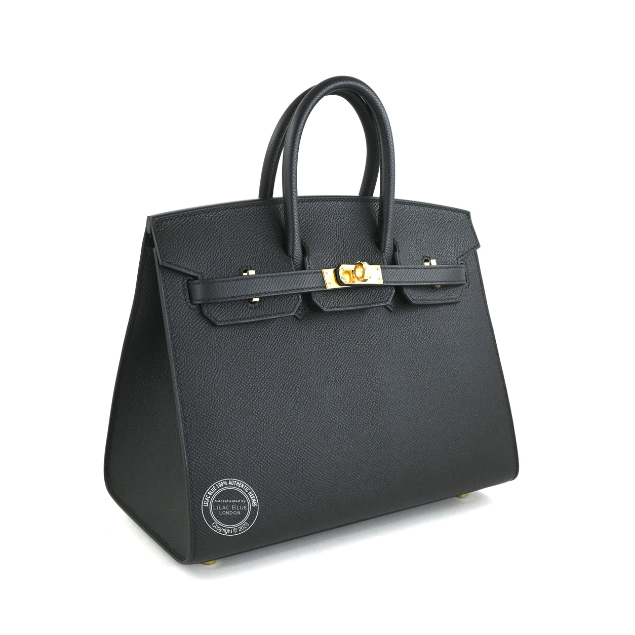 Hermès Birkin 25cm Black Epsom Sellier GHW