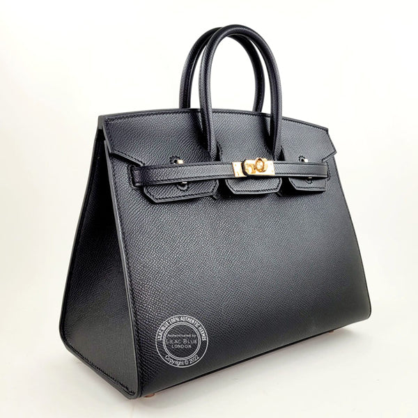 Hermès Birkin 25cm Black Epsom Sellier RGHW
