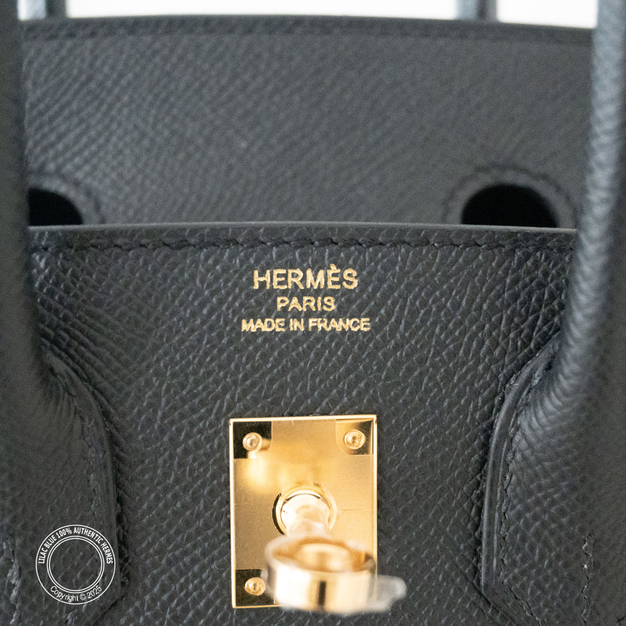 Hermès Birkin 25cm Black Epsom Sellier GHW