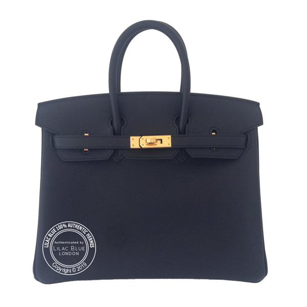 Hermes Birkin 25cm Black Birkin Swift GHW