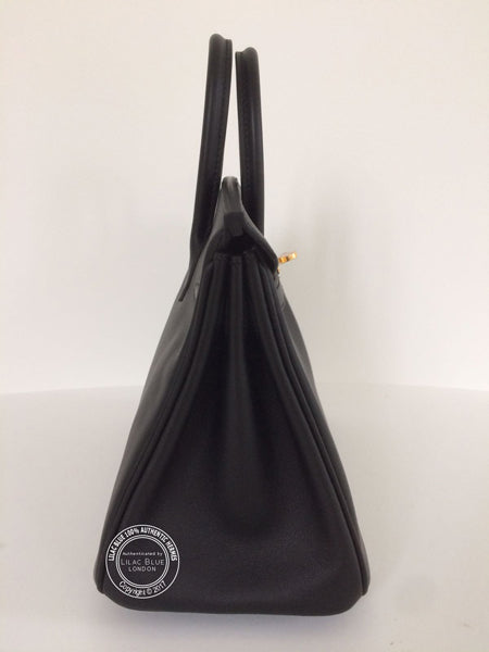 Hermes Birkin 25cm Black Birkin Swift GHW