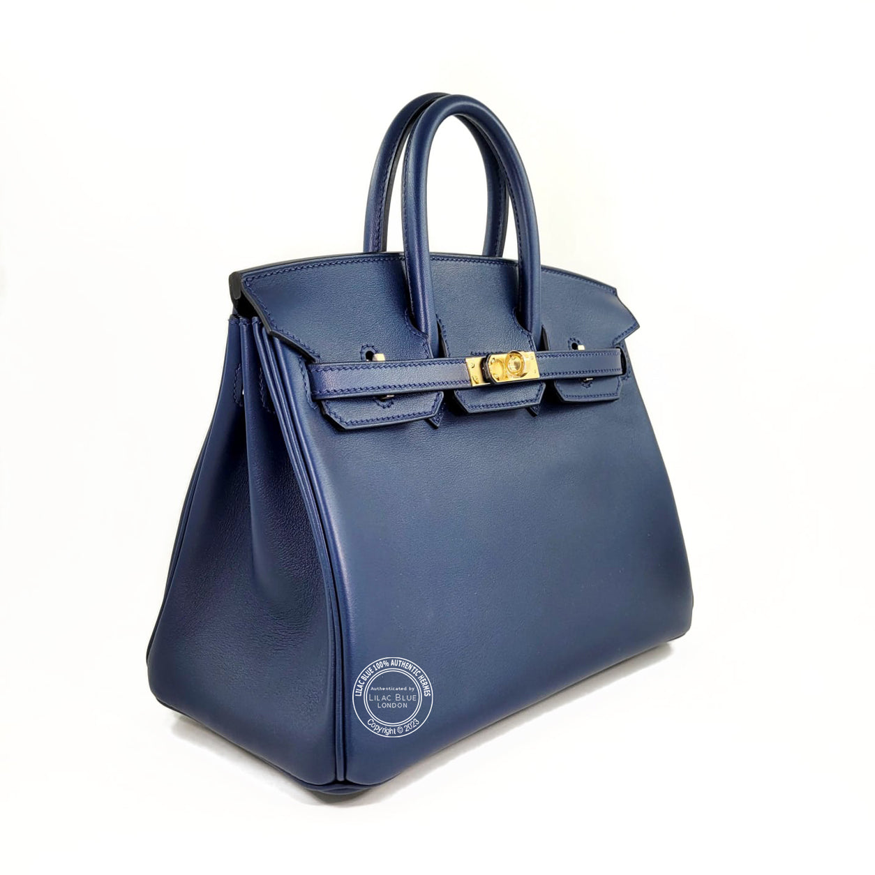 Hermès Birkin 25cm Bleu Navy Swift GHW