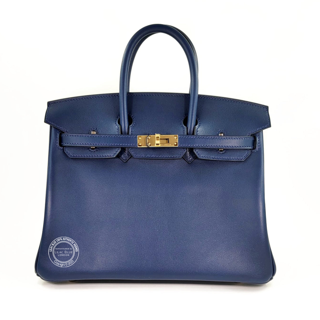 Hermès Birkin 25cm Bleu Navy Swift GHW