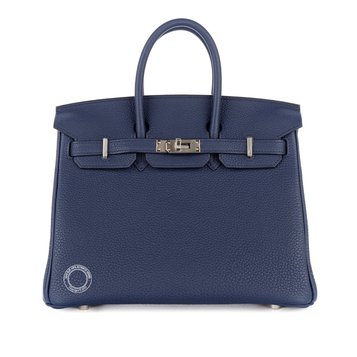 Hermes Birkin 25cm Bleu Navy Togo PHW