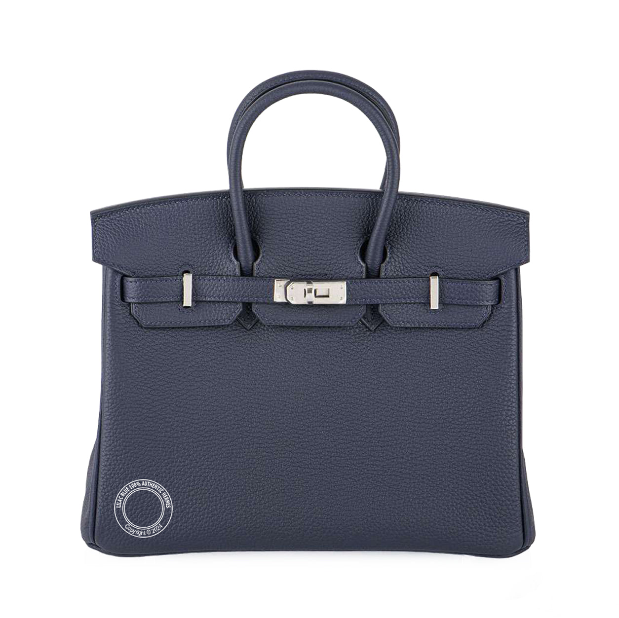 Hermès Birkin 25cm Bleu Nuit Togo PHW