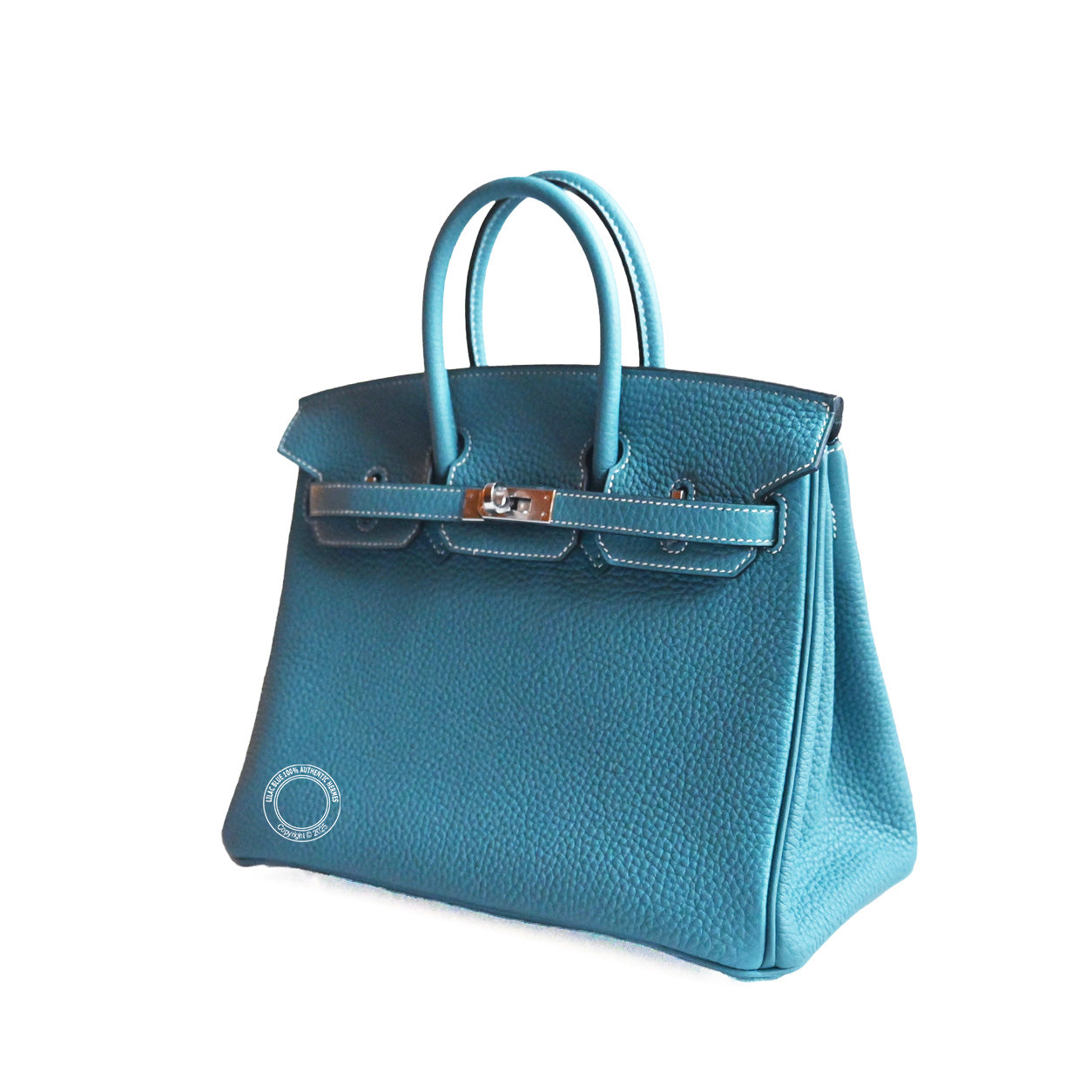 Hermes Birkin 25cm Blue Jean Togo PHW