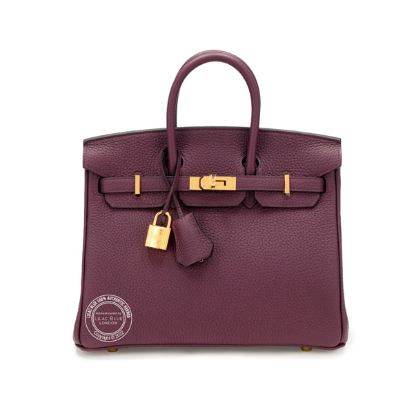 Hermès Birkin 25cm Cassis Togo GHW