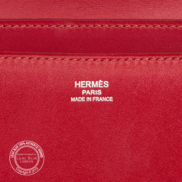 Hermès Constance 25cm Rubis Elan Tadelakt PHW - Preloved