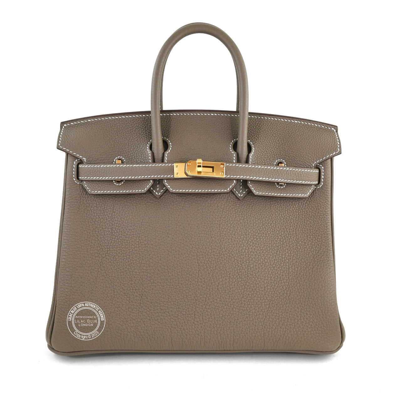 Hermès Birkin 25cm Etoupe Togo GHW