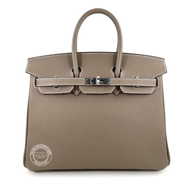 Hermès Birkin 25cm Etoupe Togo PHW