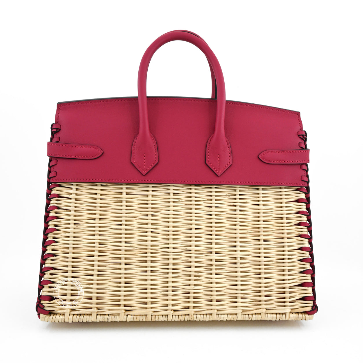 Hermès Birkin 25cm Framboise Picnic Swift/Osier PHW