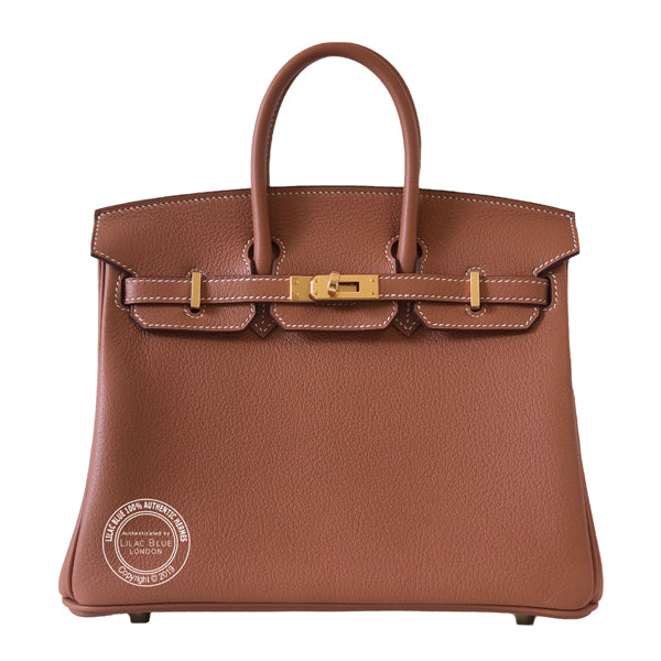 Hermes Birkin 25cm Gold Novillo GHW
